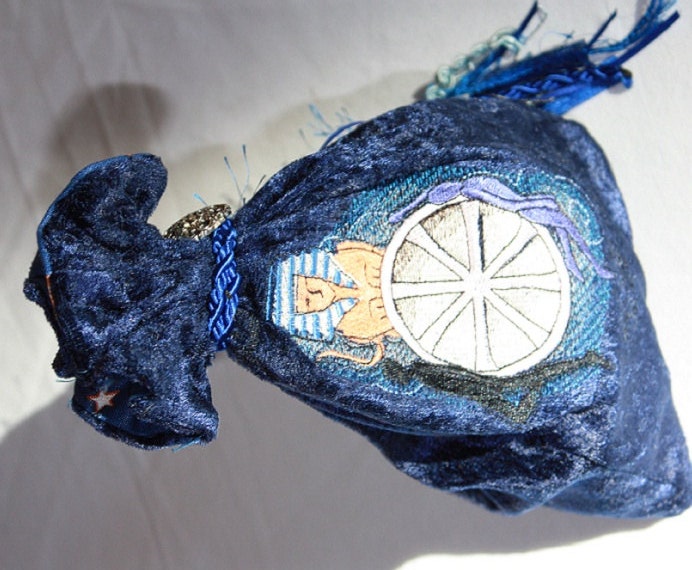 Large Tarot Bag -Wheel of Fortune