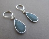Stormy Weather Raindrop Rhinestone Earrings