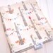 SWEET NATURALS Organic Line/Baby Blanket/Woodland Party in Cream(Organic)/Organic Cotton Fleece/Organic Thread