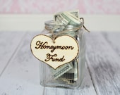 Rustic Wedding "Honeymoon Fund" Sign  for Your Rustic, Country, Shabby Chic Wedding,  Bridal Shower, or Bachelor/Bachelorette Party