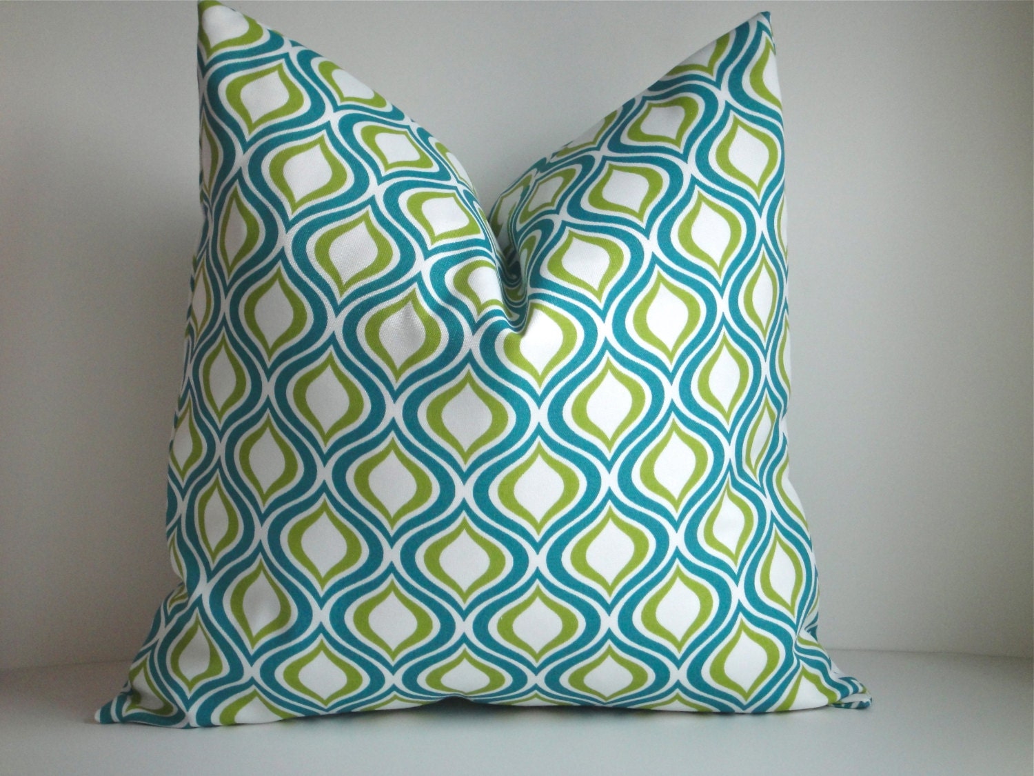 20x20 Indoor / Outdoor  Designer Pillow In Solarium Peacock, Decorative Pillow Covers, Throw Pillow,Pillows