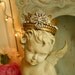 Vintage Small Crown Handmade Statue Accessory Vintage Jewelry Parts Vintage Metal Crown Home Decor Shabby Chic Vintage Paris Apt