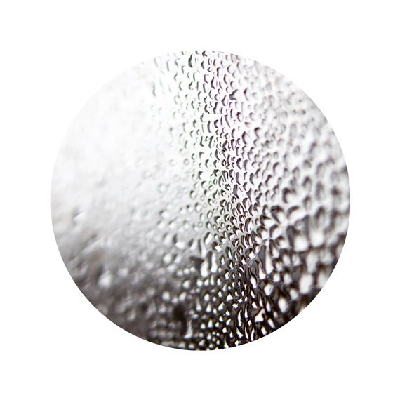 Water drops 20"x20" Abstract photography Macro Black and white Unisex wall decor Large
