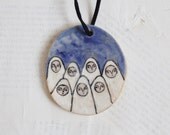 Sky Pilgrims  - Ceramic - Wall art