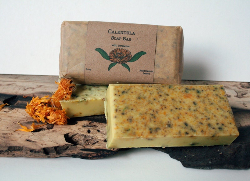Calendula Soap Bar with Bergamot - 4oz