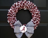 Beaded Wreath Custom Any Team