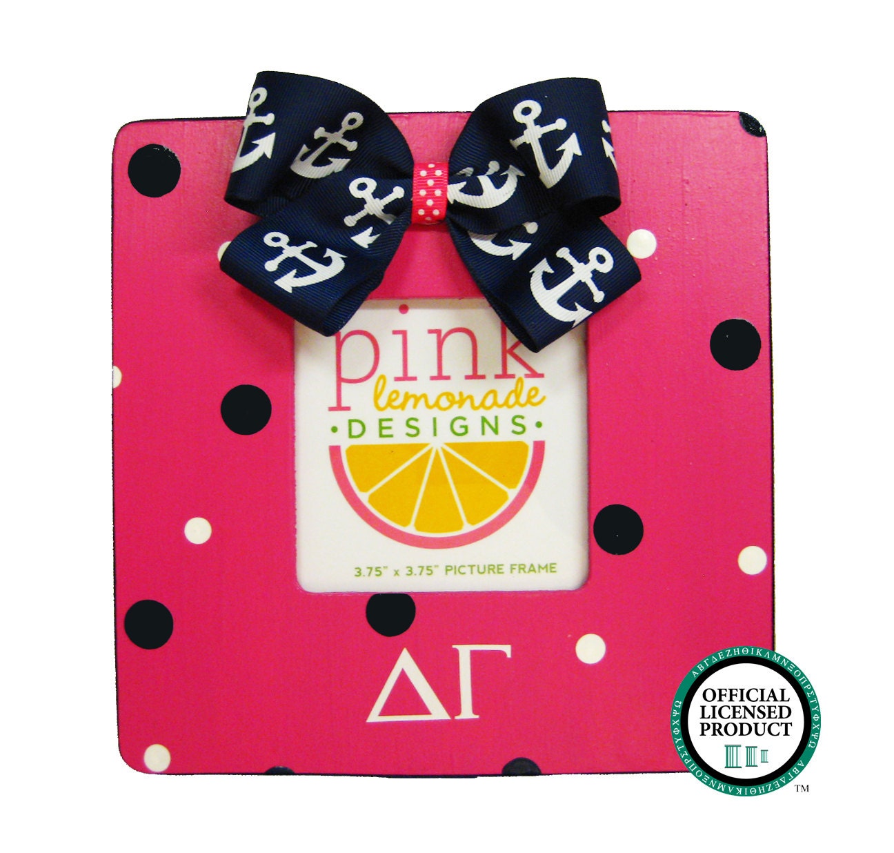 DG Delta Gamma Anchor Picture Frame Custom Any Sorority