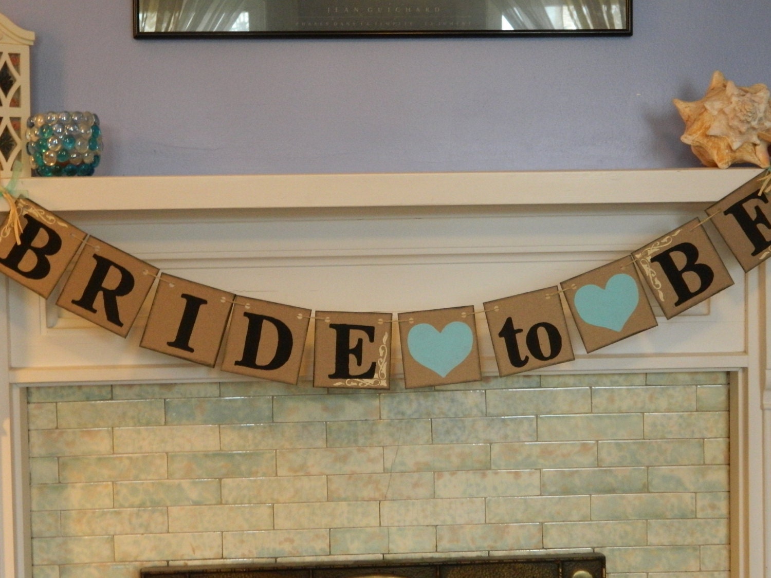 Shabby Chic Bride to Be Banner Bridal Shower Decor Bachelorette Decorations Photo Prop You Pick the Colors