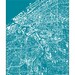 Cleveland Cityscape / Ohio Graphic City Map Art Print / 8x10 Digital Print / Wall Art Poster / Choose your Color