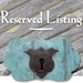 Reserved Listing - Terren