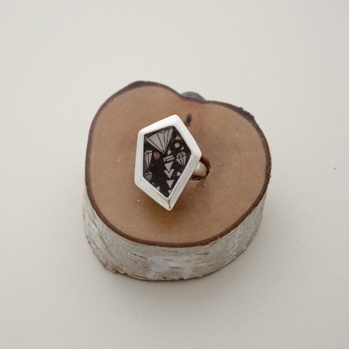 Sterling Silver Vasara Gem Ring