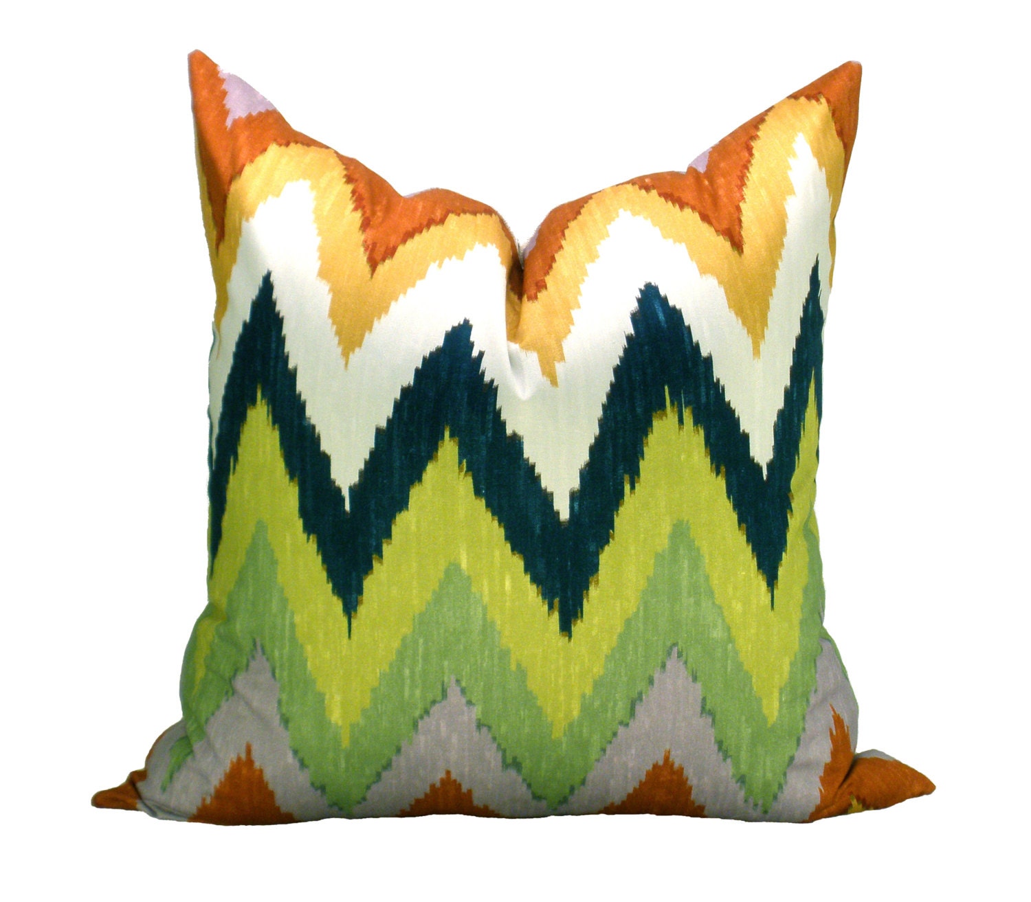 Adras ikat pillow cover in Caravan - 20 x 20