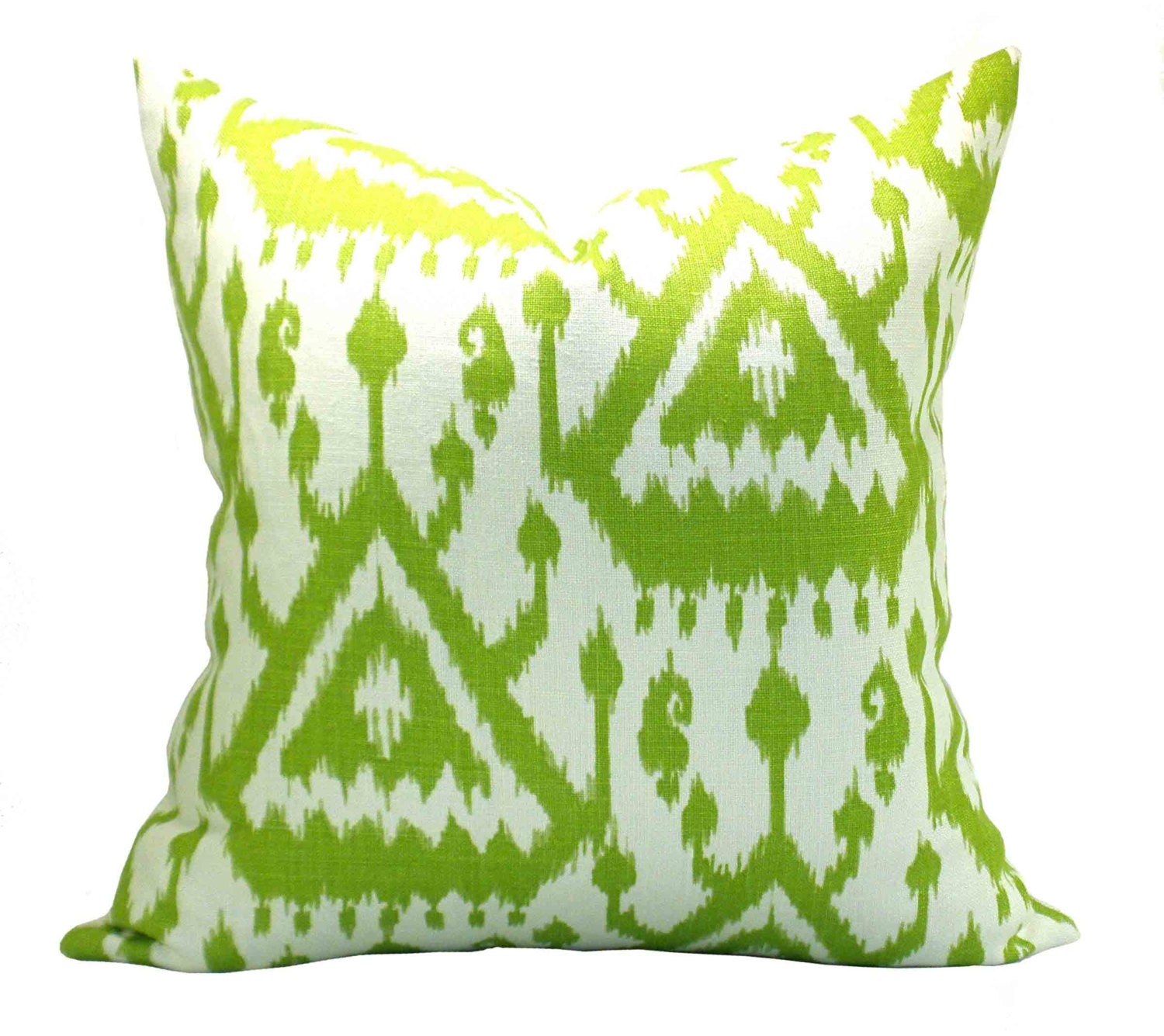 Schumacher Vientiane ikat pillow cover in Palm - 20 x 20