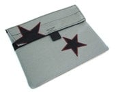 Padded Case for Ipad - Grey Star