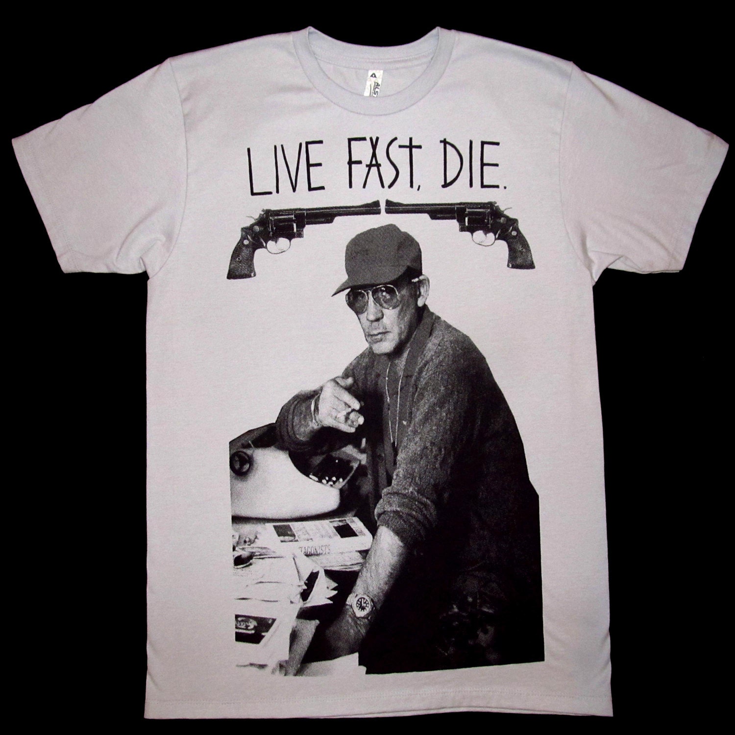 Hunter S. Thompson LIVE FAST DIE T-shirt