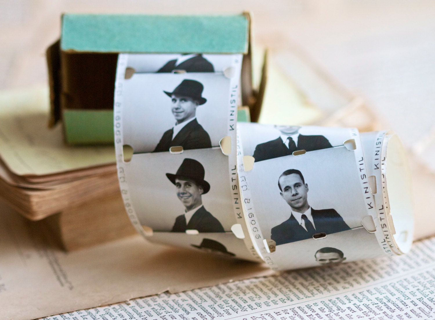 Screen Tests for Dapper Actor - Roll Antique Black and White Photographs