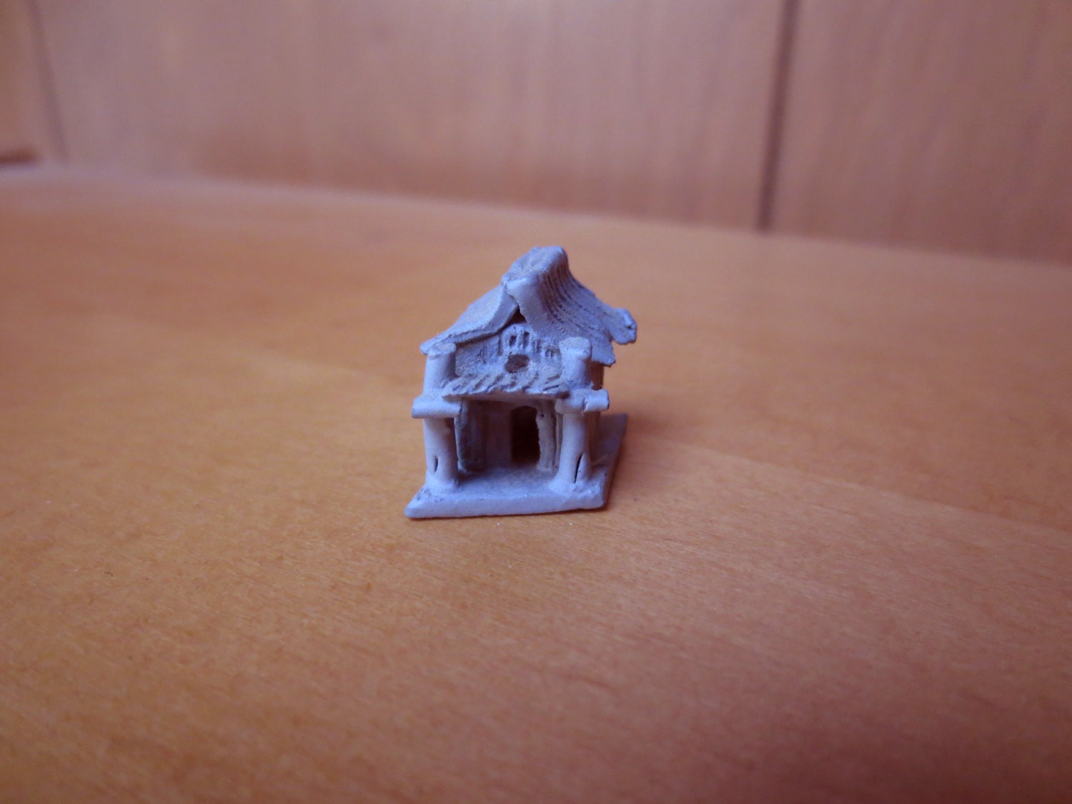 Mini Japanese Jutaku Clay House Figurine