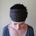Brown Head Scarf - Geometric Pattern Headband, Turban, Hair Wrap - Lightweight Womens Hair Accessory - Cocoa brown and Yellow Scarf