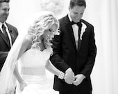 3" Crystal "Jillian" Bridal Sash