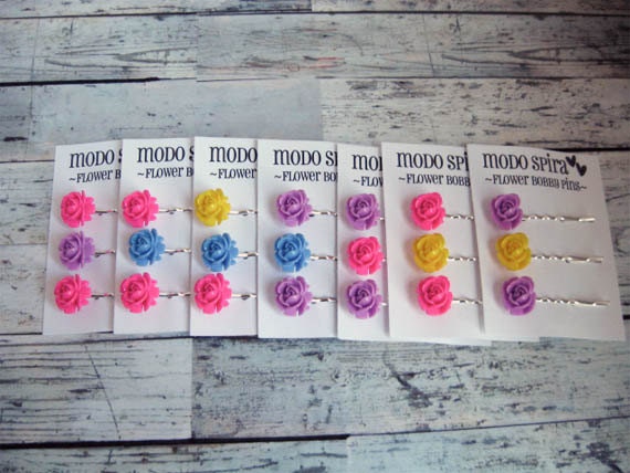 Floral Bobby Pins