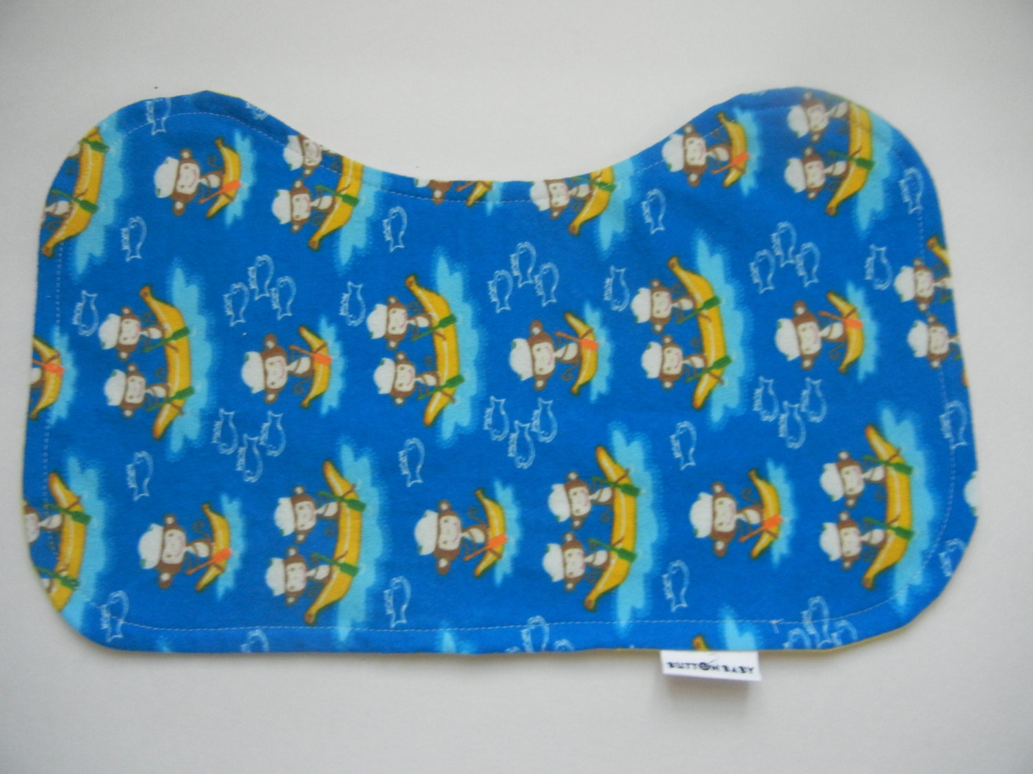 BURP CLOTH - Banana boat Monkey's - Shower gift - Baby shower