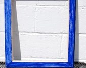 16x20 Antique White Window reclaimed wood picture frame