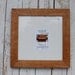The Old Piano  12x12 hand painted blonde repurposed wood picture frame