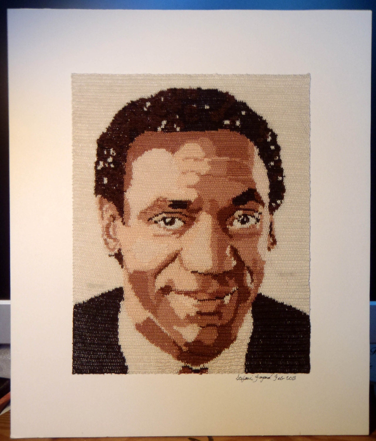 Custom Hand-Crocheted Portrait (Down Payments accepted)