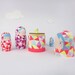 Geometric Nesting Doll Matroyshka 'Little Neons'