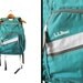 Vintage 90s Backpack L.L. Bean Seafoam Green Deluxe Daypack Canvas Bookbag
