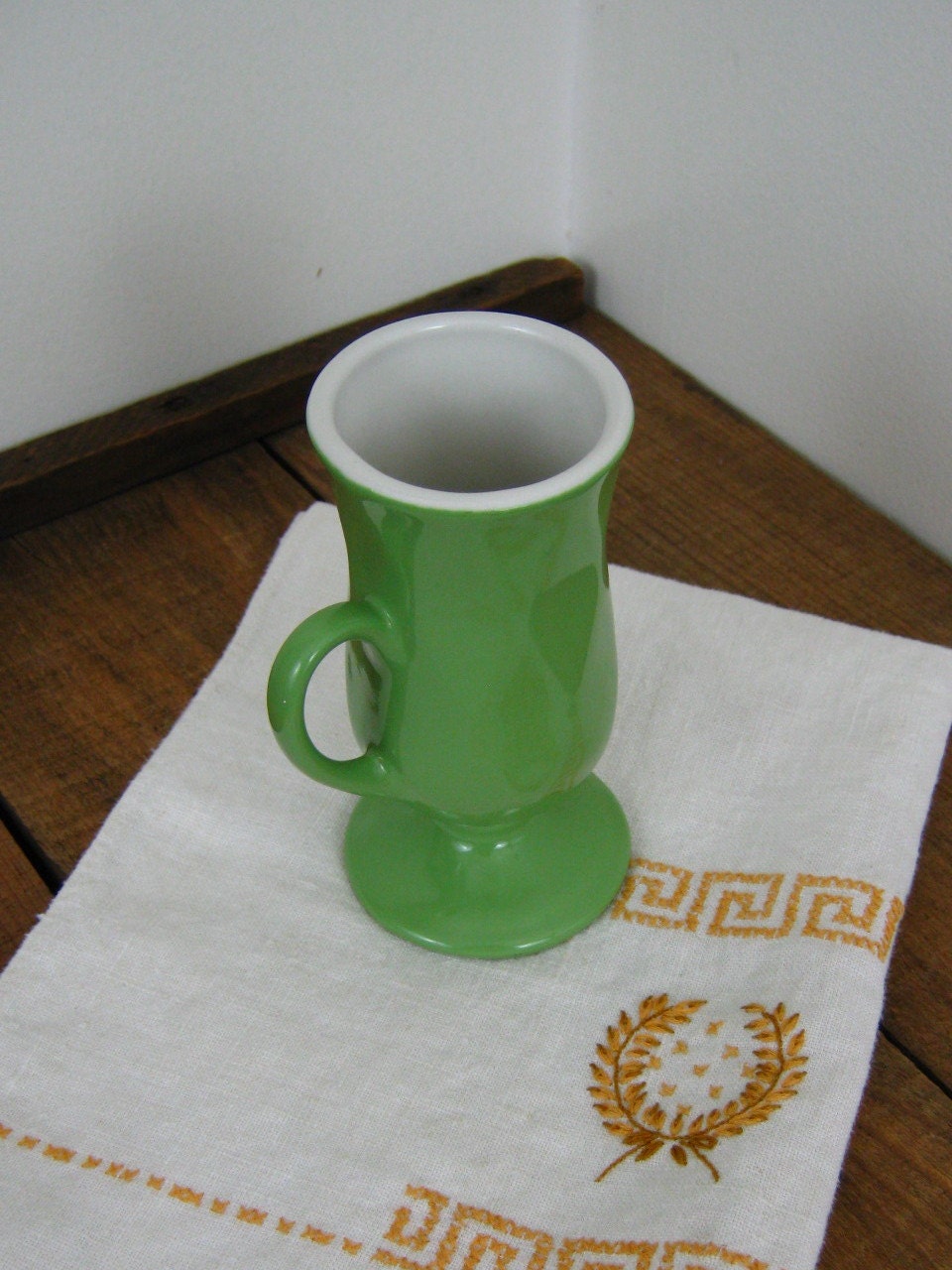Green Hall Cappuccino Cup Mug