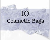 Bulk Order Listing: 10 Cosmetic Bags