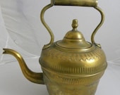 Antique Brass Tea Pot