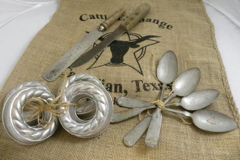 Instant Antique Collection, Jello Molds, Knives and Tablespoons