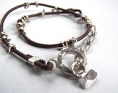 Playful Twisted Balls Bracelet - Sterling Silver