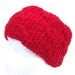 Red headwarmer earwarmer.