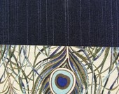 Handmade Blank Journal/Sketchbook - Pretty as a Peacock