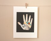 The Nothing Hand, art print 8x10