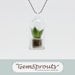 GemSprouts - Hen & Chicks Living Plant Necklace with Ballchain