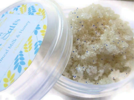 Foot Bath Salts Posh and Luxurious  2 ounces Oatmeal Milk and Honey