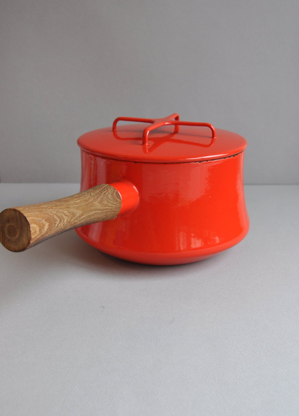 SALE 10% OFF Dansk Red Kobenstyle Pot with Handle - 3QT