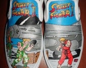 NEW Handpainted Street Fighter Themed Vans