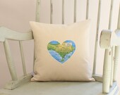 Personalised Heart Cushion Cover