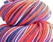 Hand Dyed Yarn - Superwash Merino, Classic Sock Yarn in Bird of Paradise - Preorder.