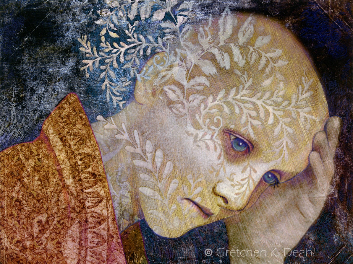 Giclee Art Print Reproduction - Soul People - Internal Growth - Limited Edition Print - Giclee Print - Portrait Print - Face Print