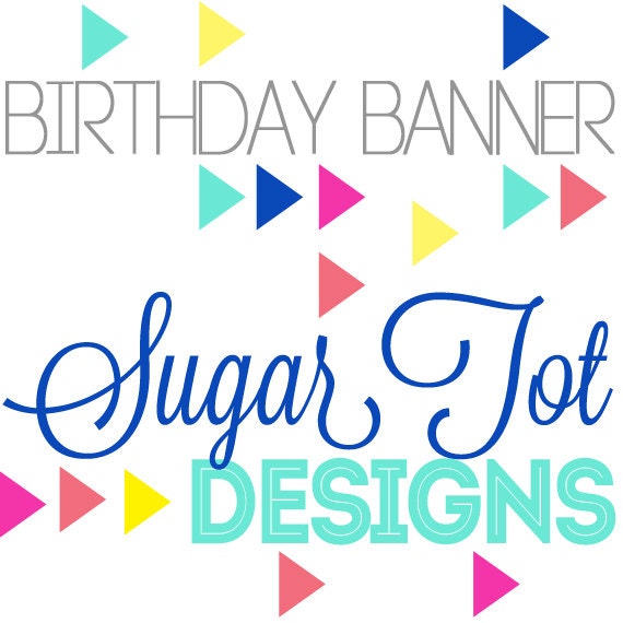 Happy Birthday Banner - A LA CARTE - Printable