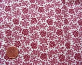 Vintage Fabric 1/2 Yard - Sewing - Quilting - Calico Print