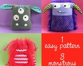 Knuckleheads Monster Plush Pattern PDF