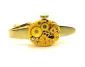 Tie Clip Steampunk Antique Watch Movement1.5 inch long