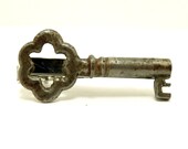 Skeleton Key Tie Clip, Steampunk Men's Tie Tack